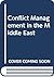 Conflict Management in the Middle East by Gabriel Ben-Dor