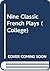 Nine classic French plays