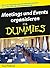 Meetings und Events Organisieren für Dummies