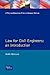 Law for Civil Engineers: An Introduction