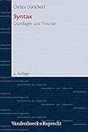 Syntax. Grundlagen und Theorien