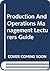 Production and Operations M...