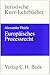 Europäisches Prozessrecht
