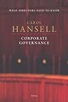 What Directors Need to Know: Corporate Governance