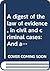 A digest of the law of evid...