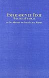 Explication De Texte: Theorie Et Pratique