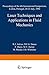 Laser Techniques and Applications in Fluid Mechanics by R.J. Adrian