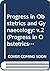 Progress In Obstetrics and ...
