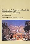 Giuseppe Mazzini's Philosophy of Music 1836: Envisioning a Social Opera by E.a.v. 1867 (Studies in the History & Interpretation of Music)