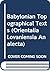Babylonian Topographical Texts
