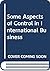 Some aspects of control in ...