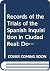 Records of the Trials of the Spanish Inquisition in Ciudad Real by Beinart