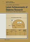 Latest Achievements of Diabetes Research: Reviewed Contents of 1984's Major Congresses (Frontiers in Diabetes)