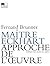 Maître Eckhart. Approche de l'oeuvre by Fernand Brunner