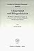 Modernitat Und Burgerlichkeit by Martin Hecht