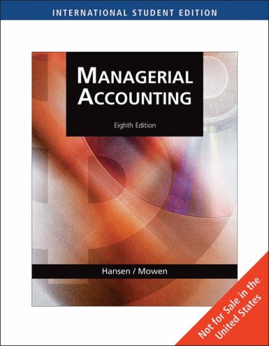Managerial Accounting (Paperback)