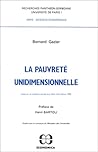 pauvreté unidimensionnelle: essai sur la politique sociale aux États-Unis depuis 1964