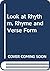 A look at rhythm, rhyme and verse form