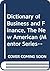 The New American Dictionary of Business and Finance