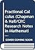 Fractional calculus (Research notes in mathematics)