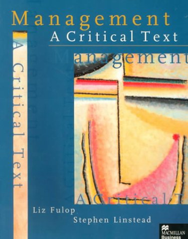 Management: A Critical Text (Paperback)