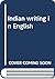 Indian writing in English