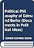 The Political Philosophy of Edmund Burke (Surveys in Economics)