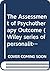 The Assessment of Psychothe...