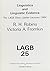 Linguistics and linguistic evidence: The LAGB silver jubilee lectures, 1984