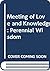 Meeting of Love and Knowledge: Perennial Wisdom