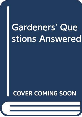 Gardeners' Questions Answered (Hardcover)