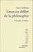 L'exercice differé de la philosophie (0000)