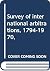 Survey of international arbitrations, 1794-1970,