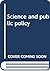 Science and public policy