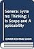 General systems thinking: I...