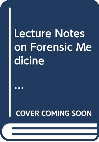 Lecture Notes on Forensic Medicine C (Paperback)