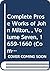 Complete Prose Works of John Milton, Volume VII: 1659-1660
