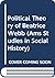 Political Theory of Beatrice Webb (Ams Studies in Social History)