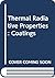 Thermophysical Properties of Matter, Volume 9: Thermal Radiative Properties: Coatings