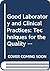 Good Laboratory and Clinical Practices by Philip Carson