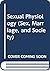 Sexual Physiology (Sex, Marriage, and Society)
