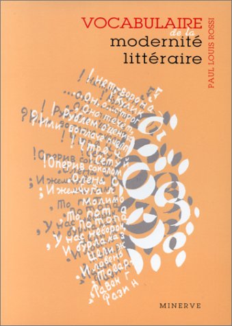 Vocabulaire de la modernité littéraire (Paperback)