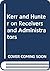 Kerr and Hunter on Receivers and Administrators