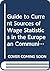 A guide to current sources of wage statistics in the European... by David Marsden