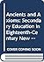 Ancients and Axioms: Secondary Education in Eighteenth-Century New England (American Education)