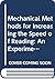 Mechanical Methods for Increasing the Speed of Reading by Eloise M. Cason