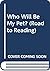 Who Will Be My Pet? (Road to Reading)