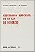 Regulación procesal de la Ley de divorcio
