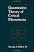Quantitative Theory of Critical Phenomena