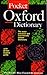 The Pocket Oxford Dictionary of Current English